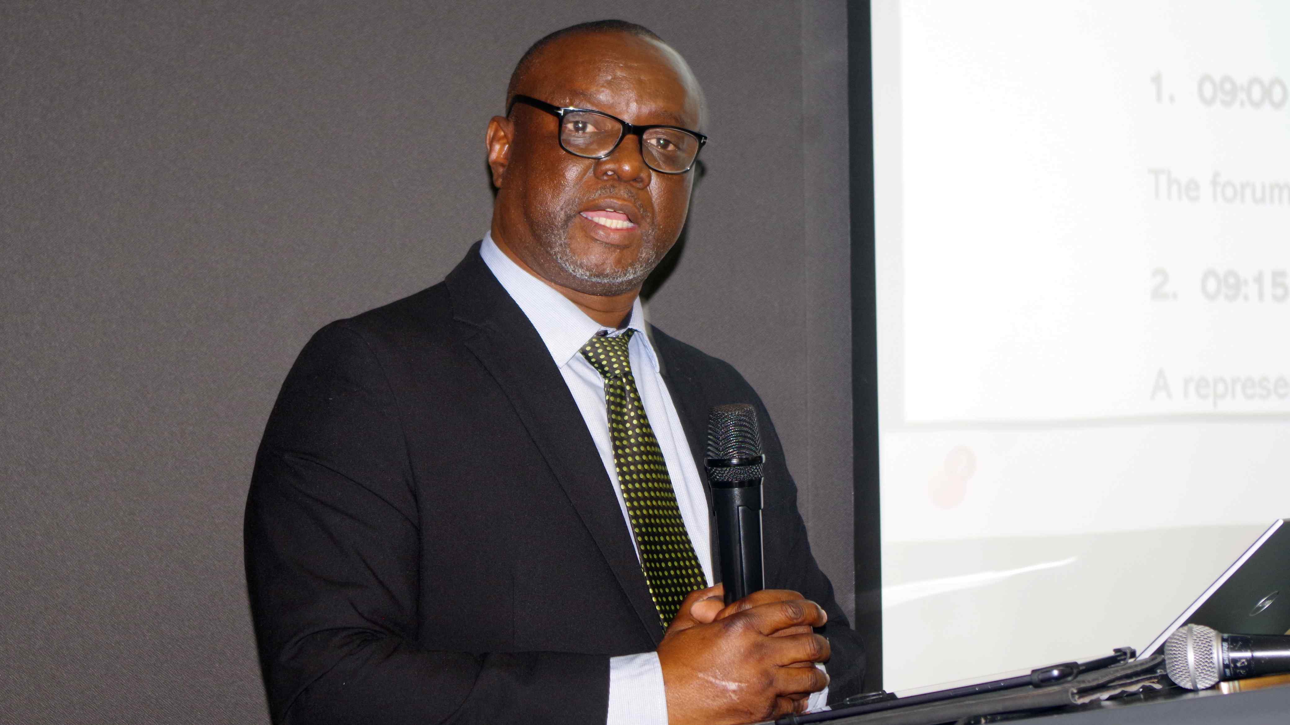 Principal Secretary in the Ministry of Labour and Social Security Makhosini Mndawe. 